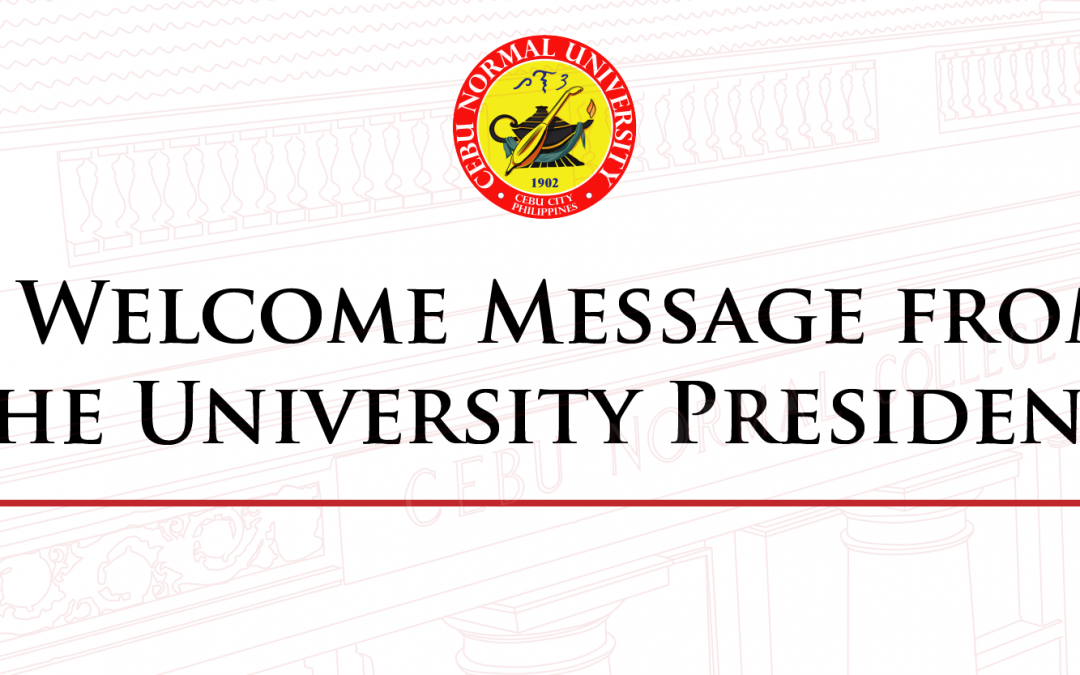 A Welcome Message from the University President