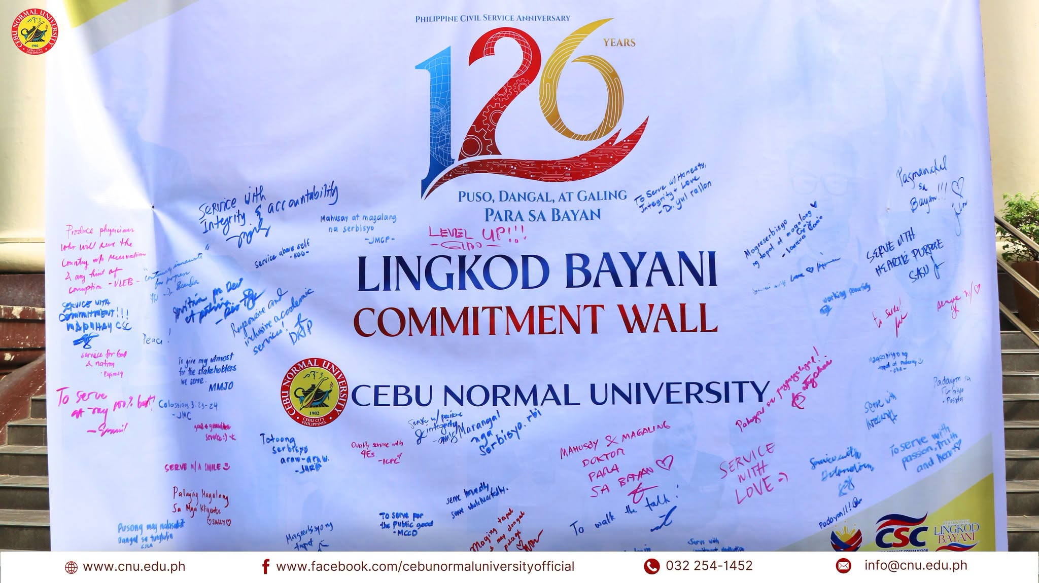 CNU family vows compassionate, truthful, selfless public service as Lingkod Bayani