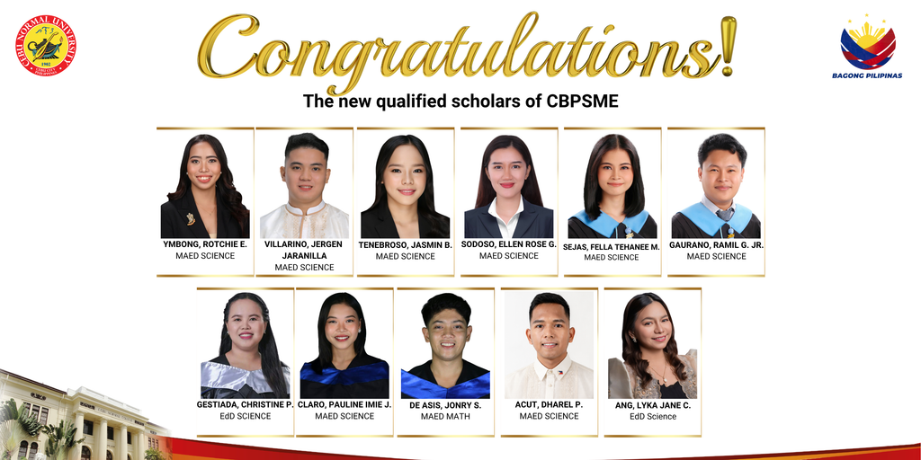 CNU students earn DOST-SEI scholarship for science, math education